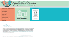 Desktop Screenshot of equallysharedparenting.com